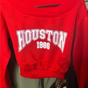 Red Houston 1986 Sweatshirt
